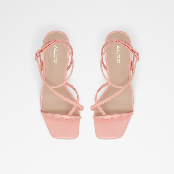 ALDO Coral Clear Strappy High Heel Sandals - Size 5 / 35 - Picture 4 of 5